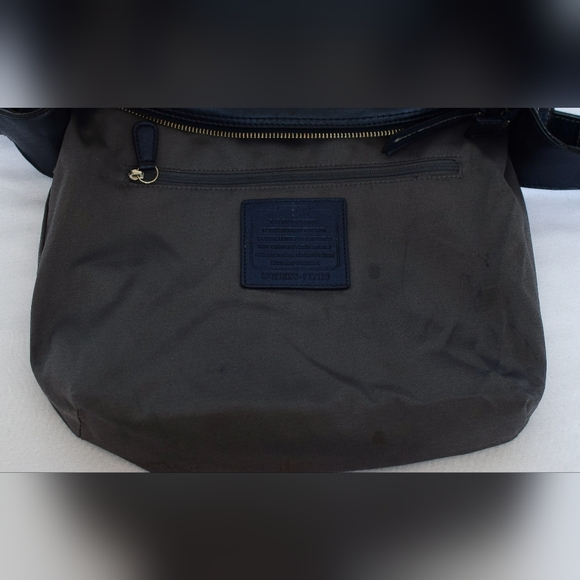 Vintage Y2K Coach Leather Shoulder Bag Hobo Metallic Blue F17116 - Picture 11 of 15